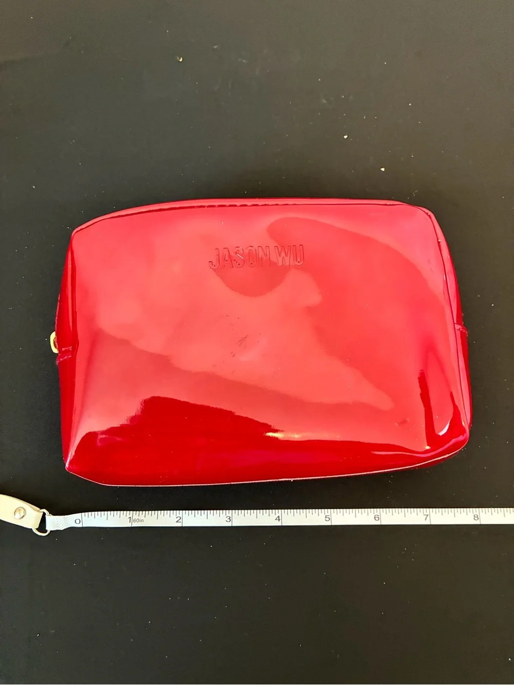 Jason Wu Glossy Red Patent Cosmetic Pouch